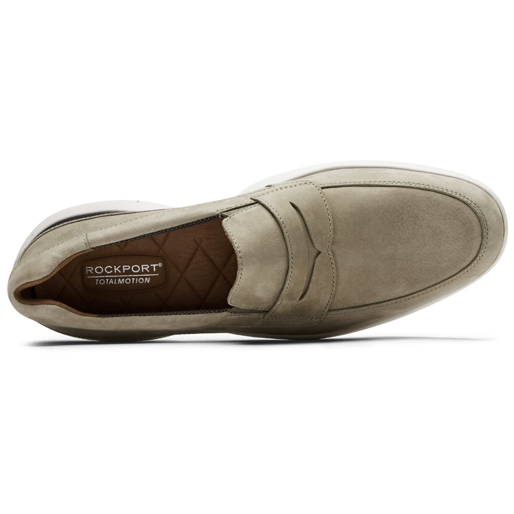 Rockport Loafers Herre Olivengrønne - Total Motion Advance Penny - RUFI64923